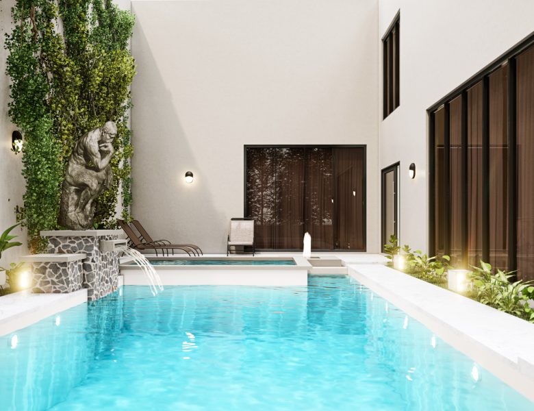 Transformez votre jardin avec une piscine en béton projeté !